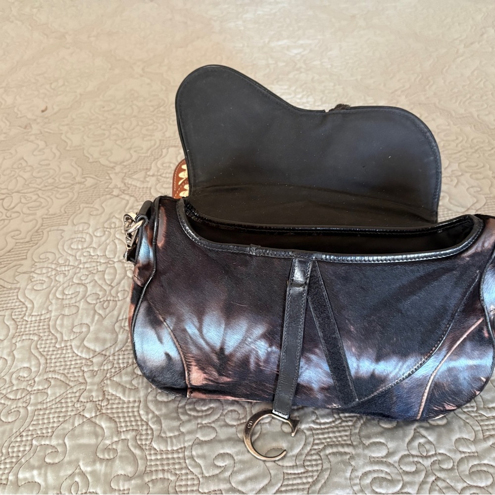 Vintage Christian Dior Saddle Bag - Picture 3 of 8